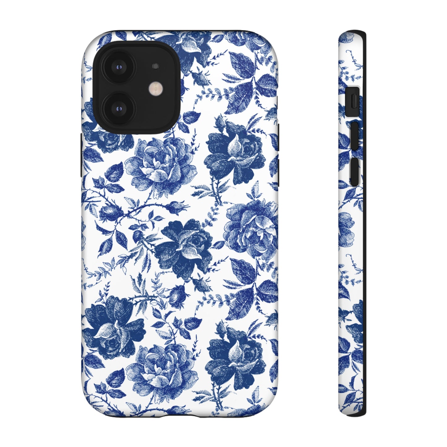 Indigo Rose | Blue Floral Case