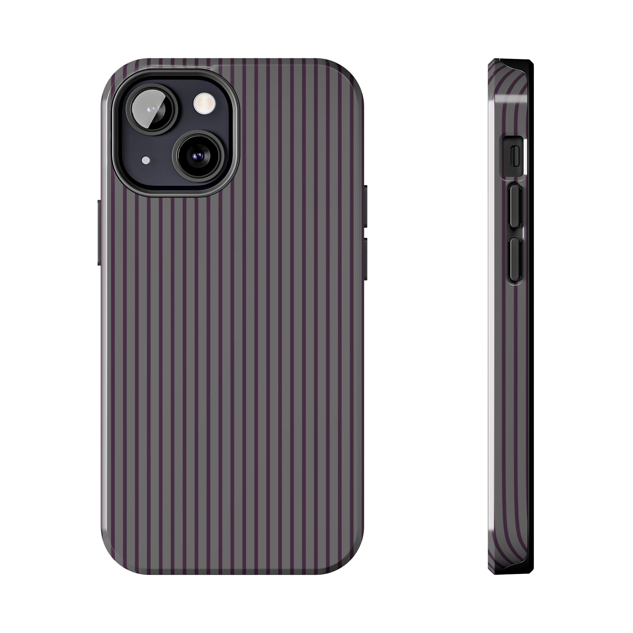 Trendsetter Gray Pinstripe iPhone Case