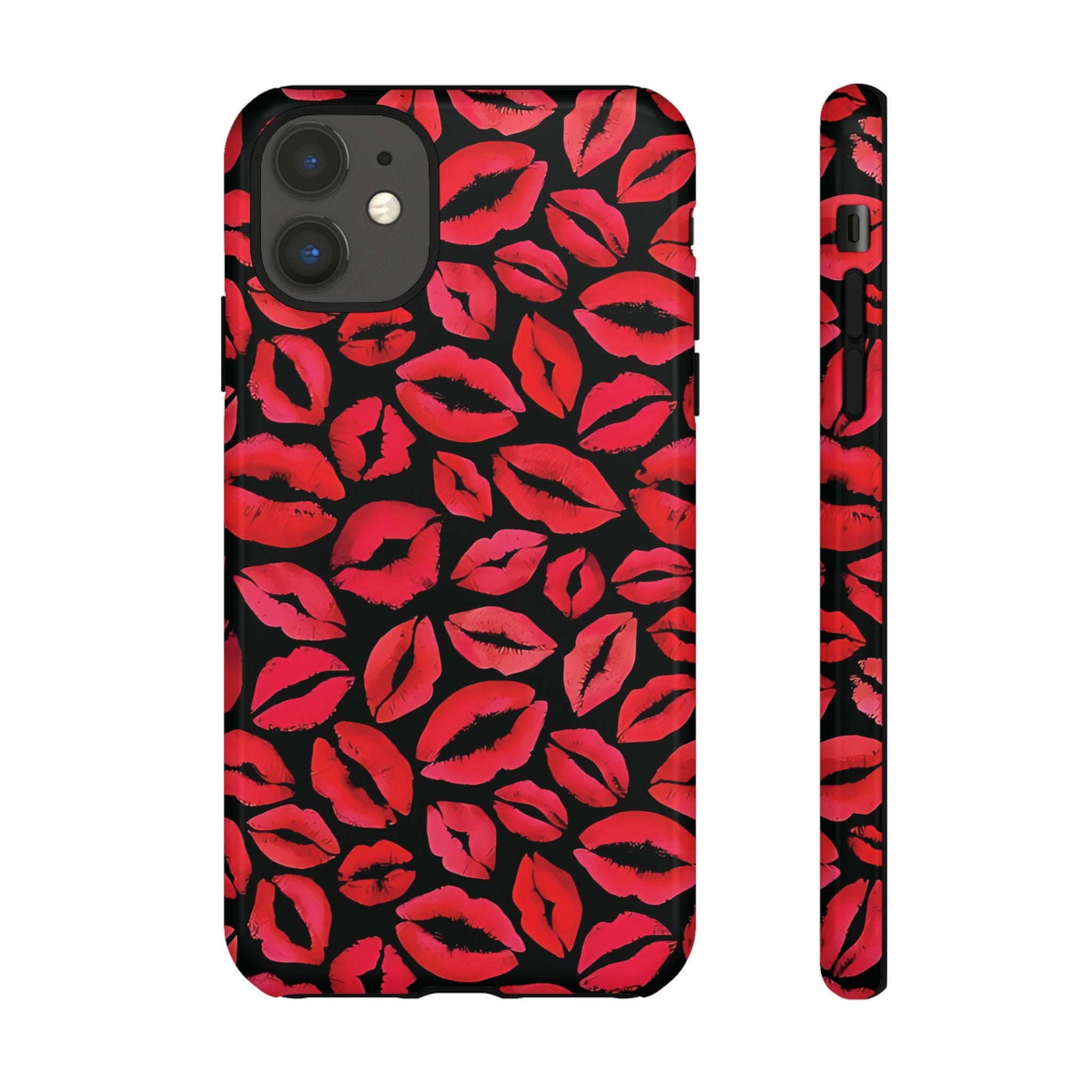 Coque iPhone à lèvres rouges | Embrasse et dis-moi