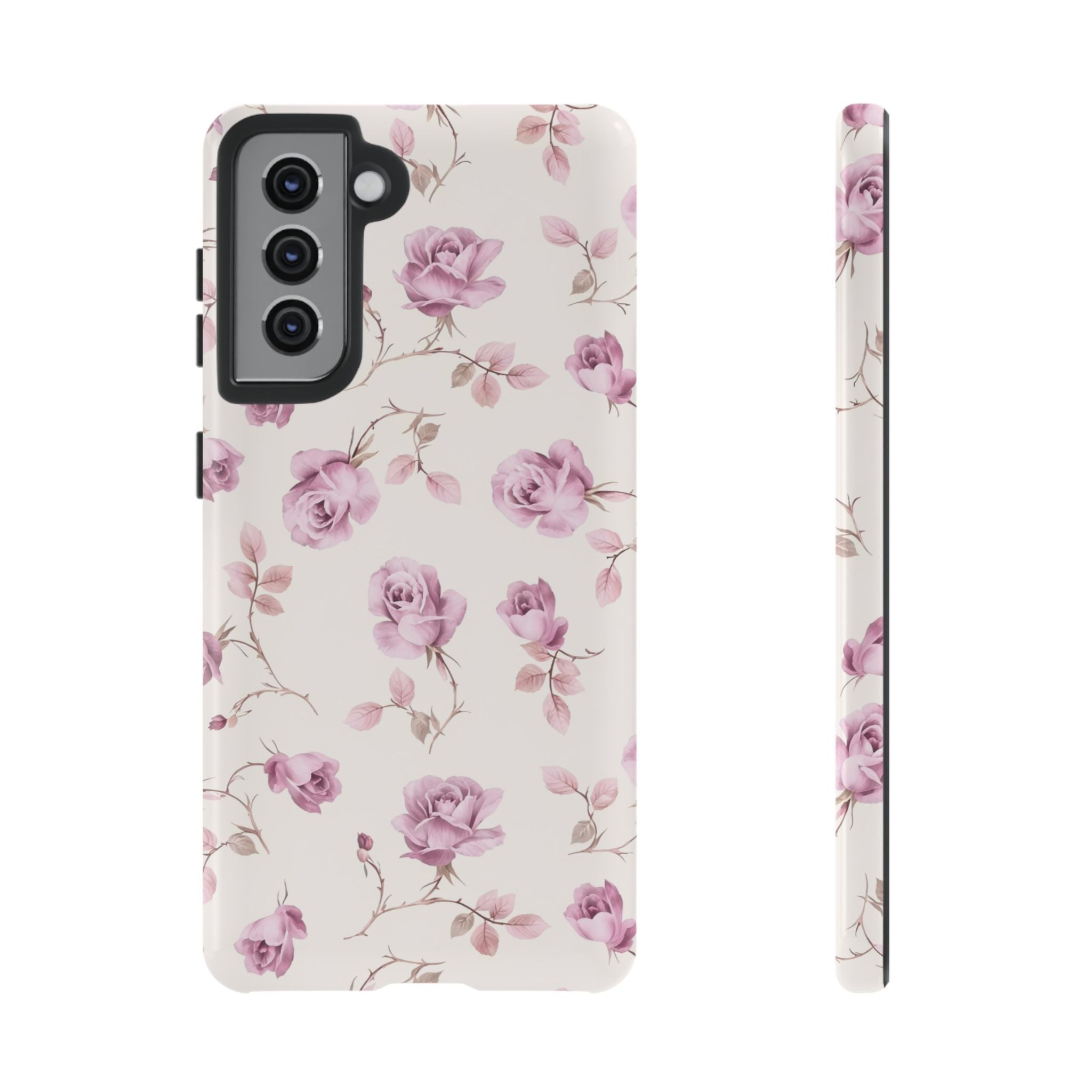 Vintage Rose Coquette Floral Galaxy Case