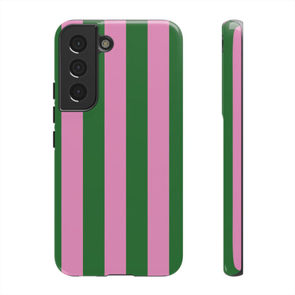 Retro Stripe | Pink & Green Y2K Case