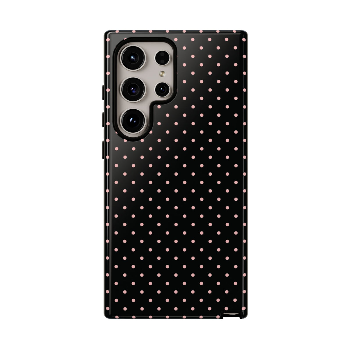 Polka Flirt | Pink & Black Polka Dot Galaxy Case