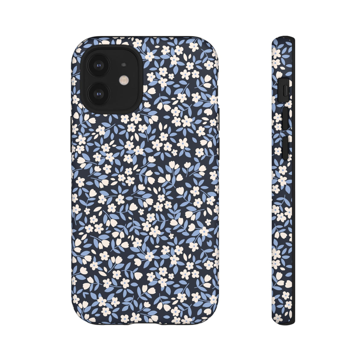 Ditsy Darling | Navy Blue Floral iPhone Case