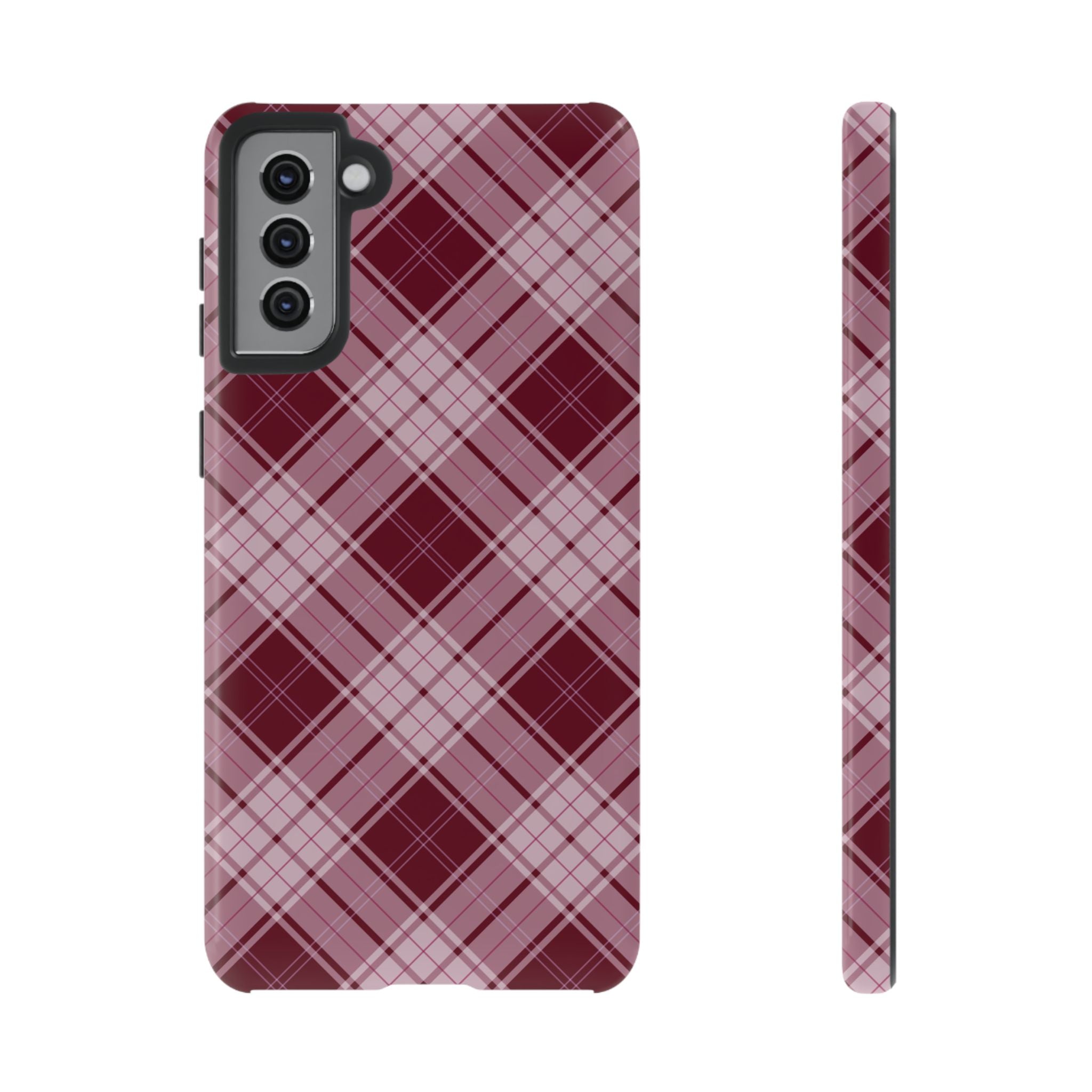 Berry Cute | Plaid Galaxy Case