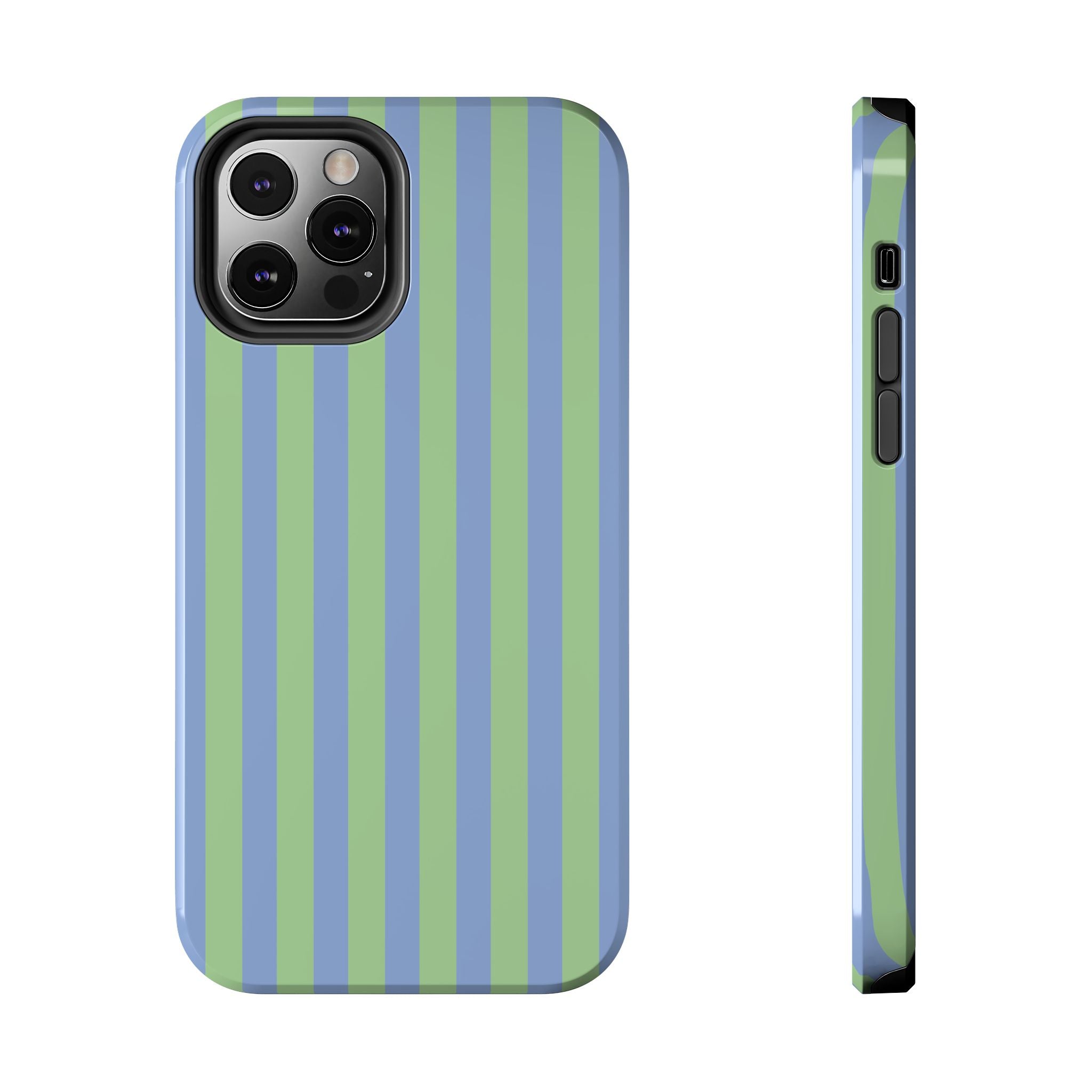 Mint Julep Pastel Striped iPhone Case