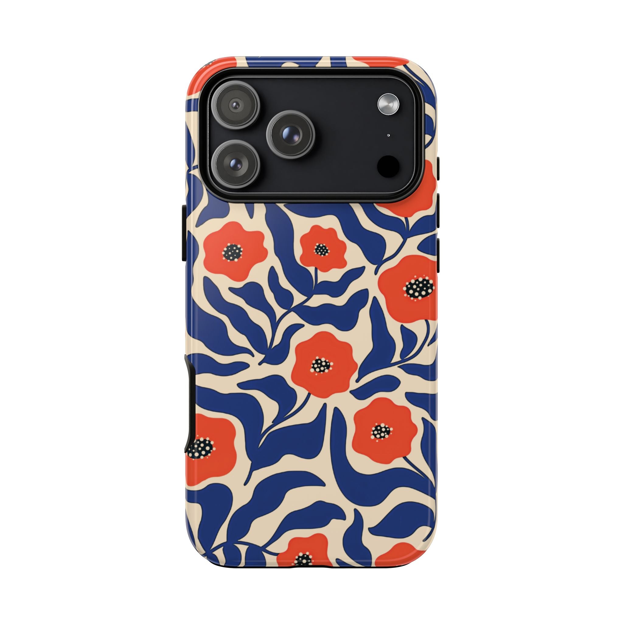 Indigo Poppy Phone Case