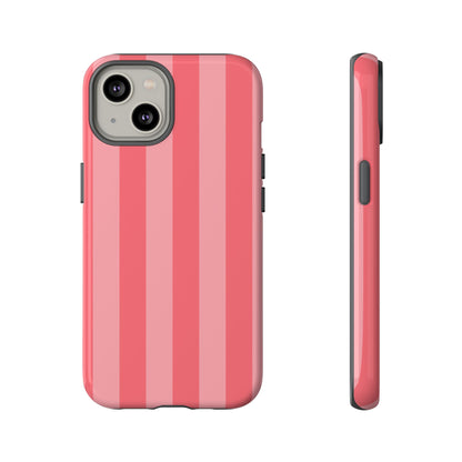 Summer in the Hamptons | Pink Striped iPhone Case