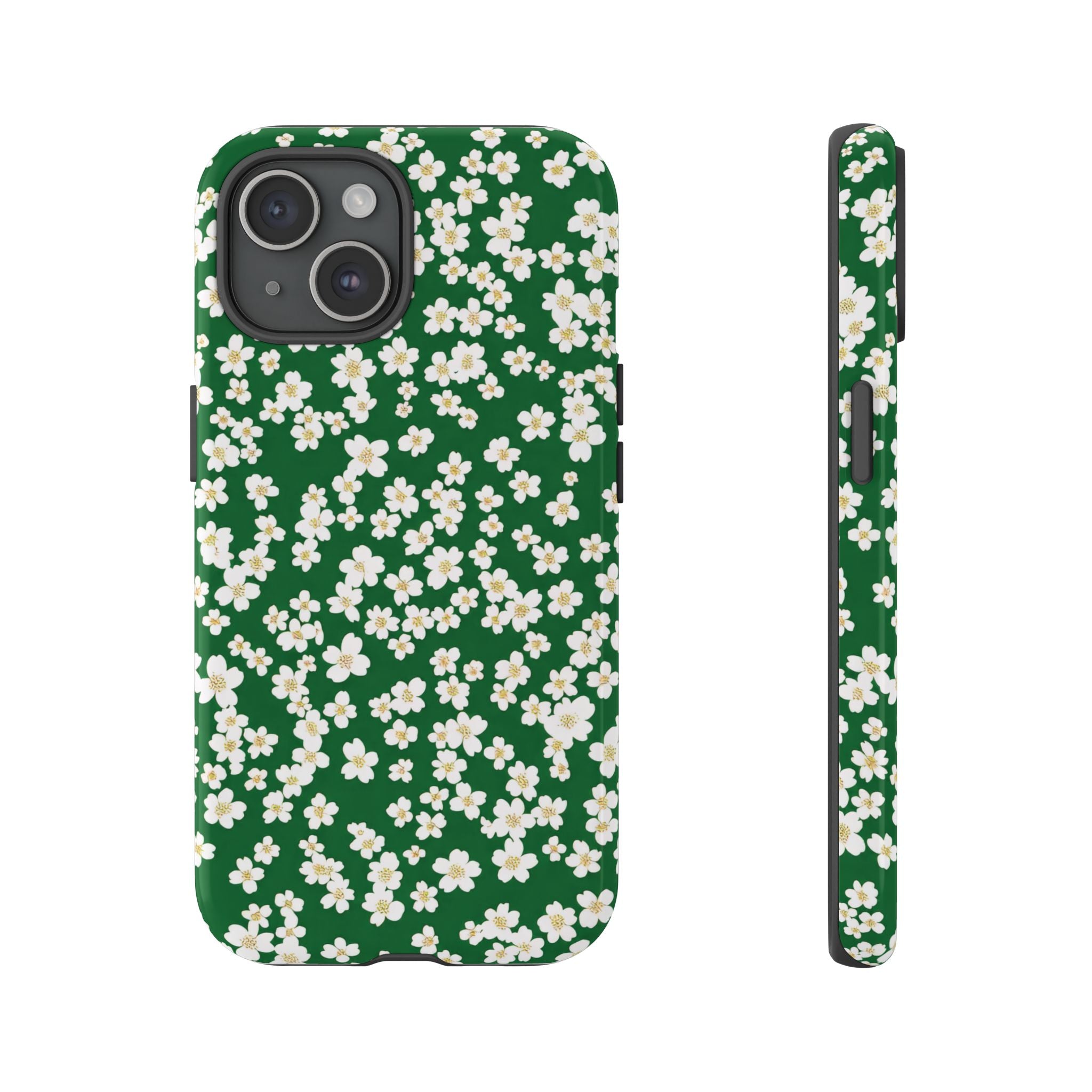 Emerald Bloom iPhone Case
