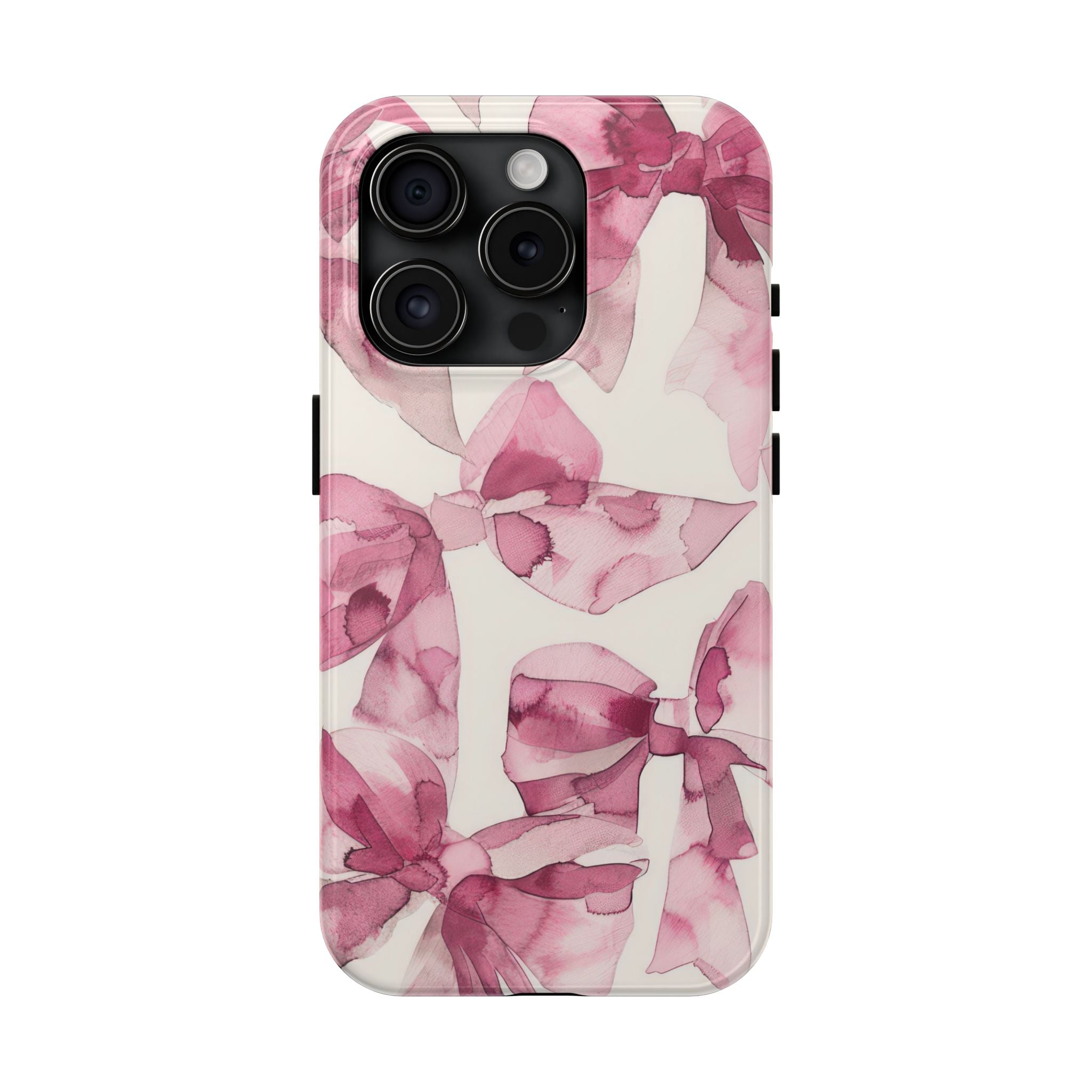 Funda para iPhone con lazos rosas | Whimsy