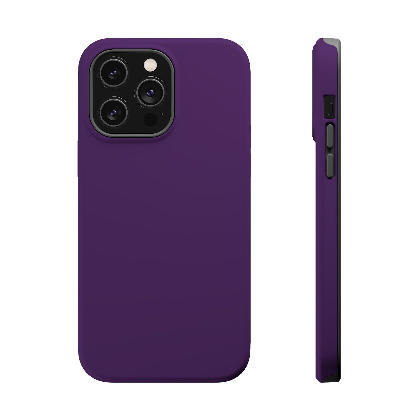 Midnight Plum | Satin Finish iPhone Case