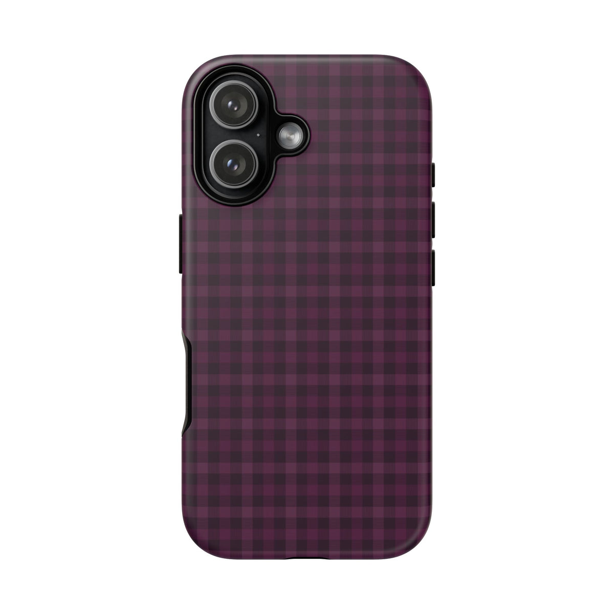 Plum Crush | Purple Plaid iPhone Case