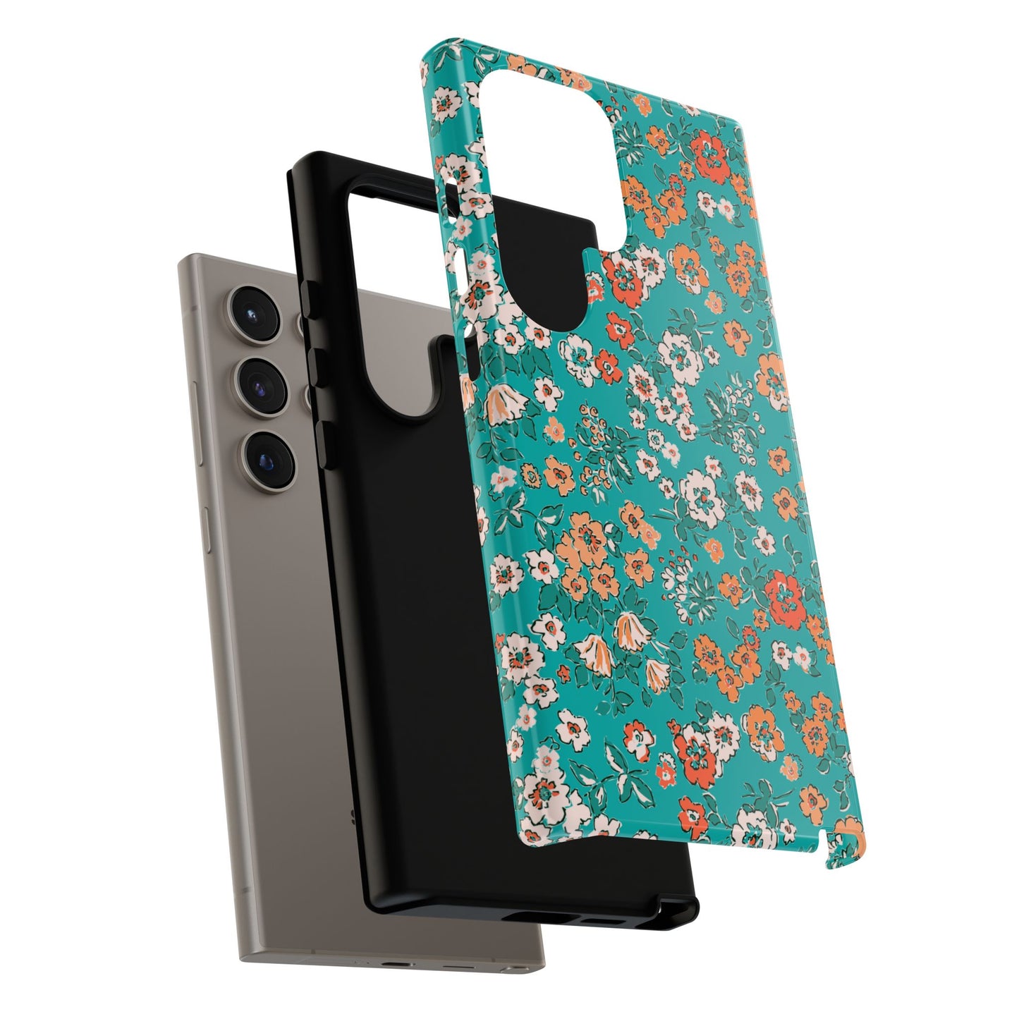 Teal Garden | Floral Galaxy Case