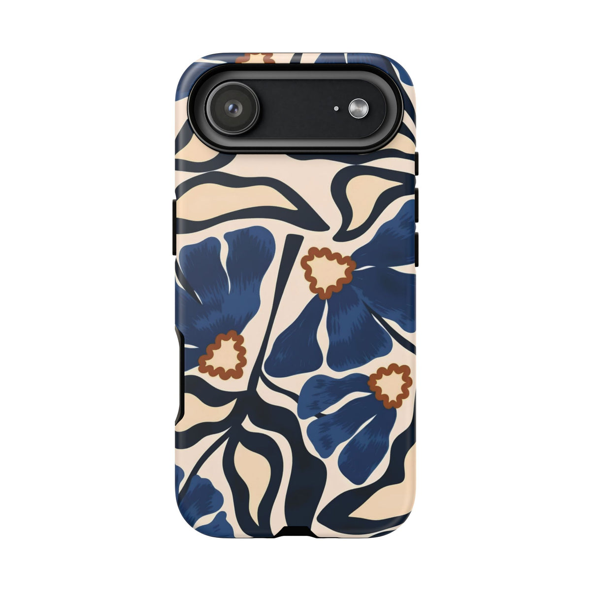 Blue Note | Painted Floral iPhone Case