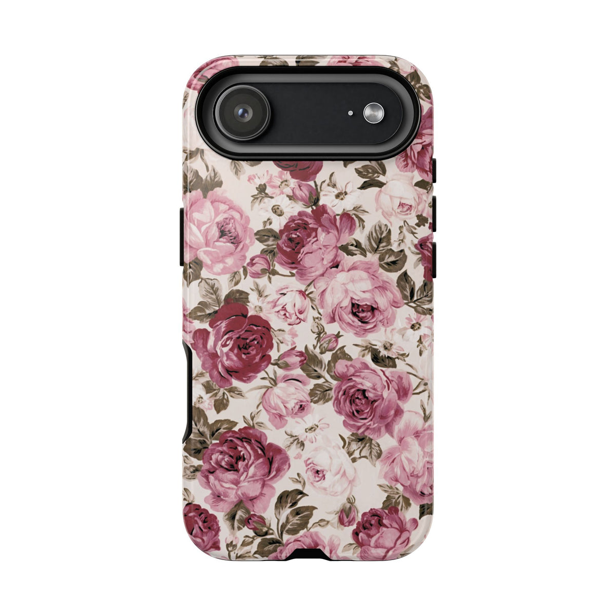 Love Story | Vintage Pink Rose Floral iPhone Case