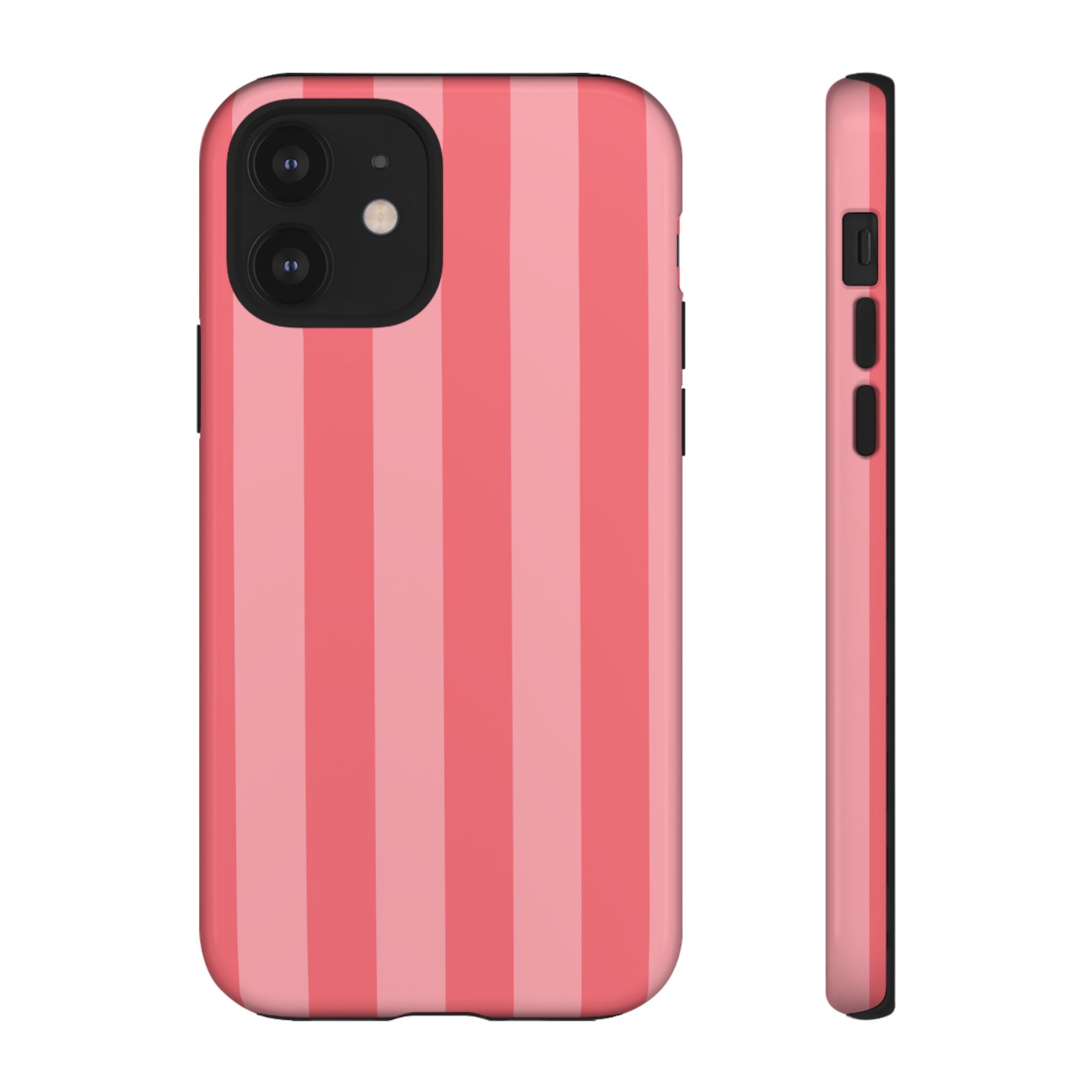 Summer in the Hamptons Pink Striped iPhone Case