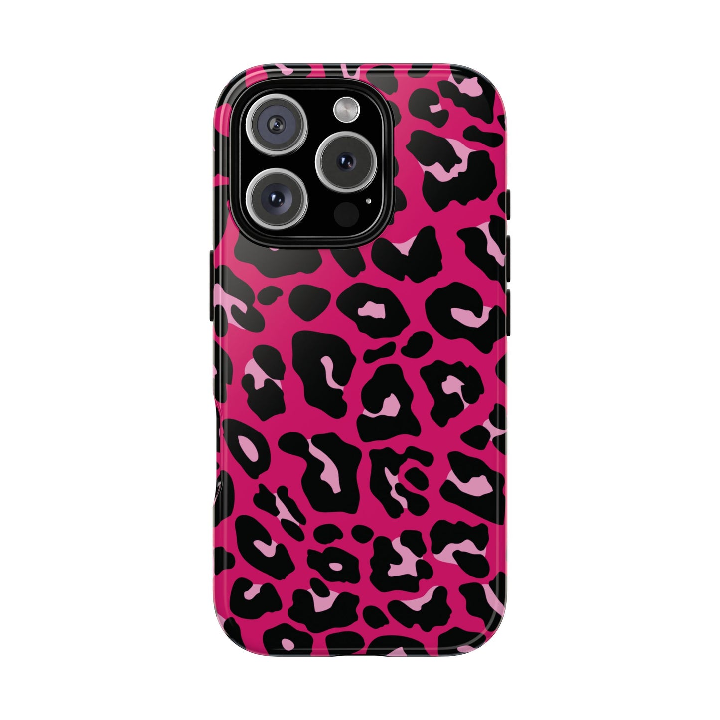 Fierce | Pink Leopard Print iPhone Case