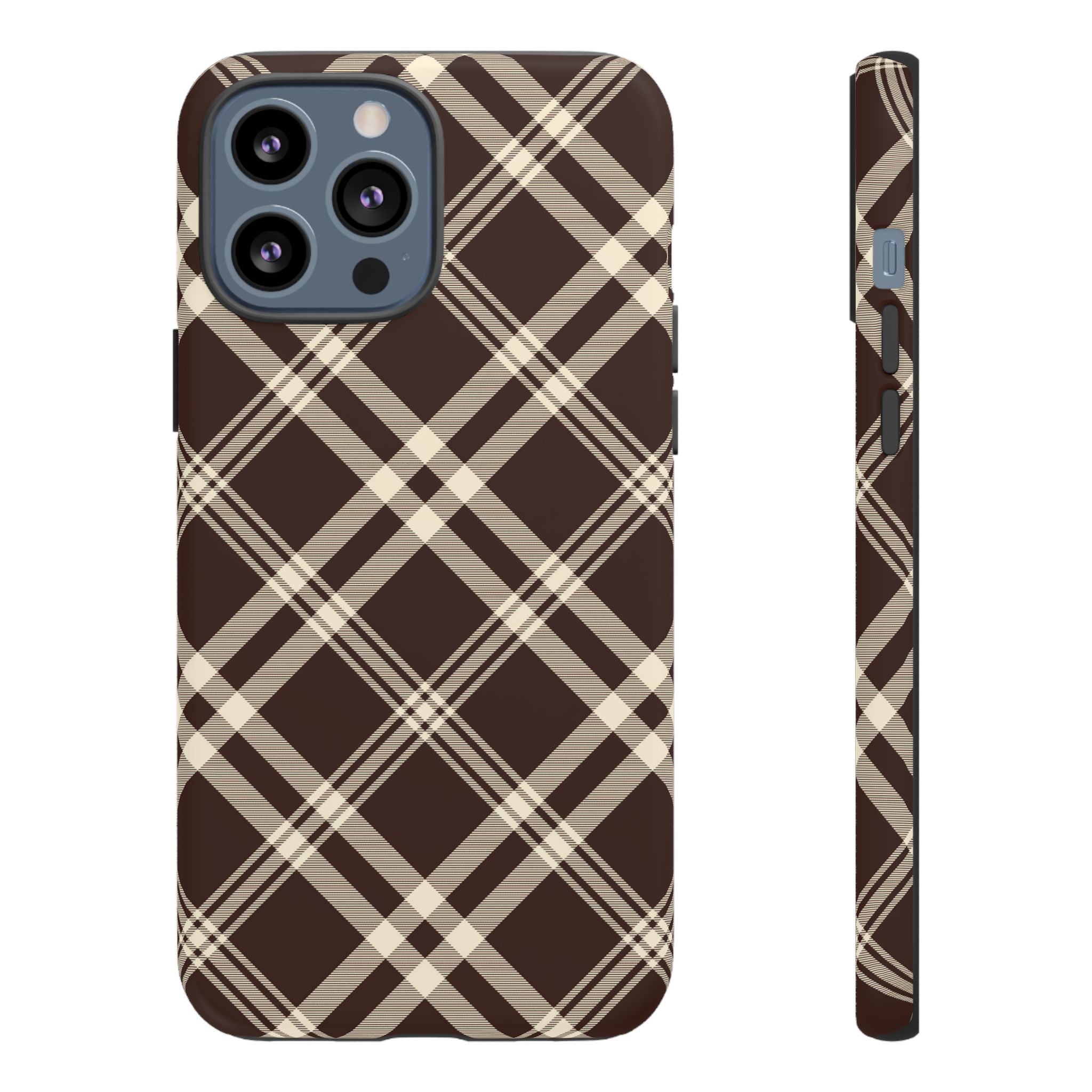 Mocha Plaid | iPhone Case