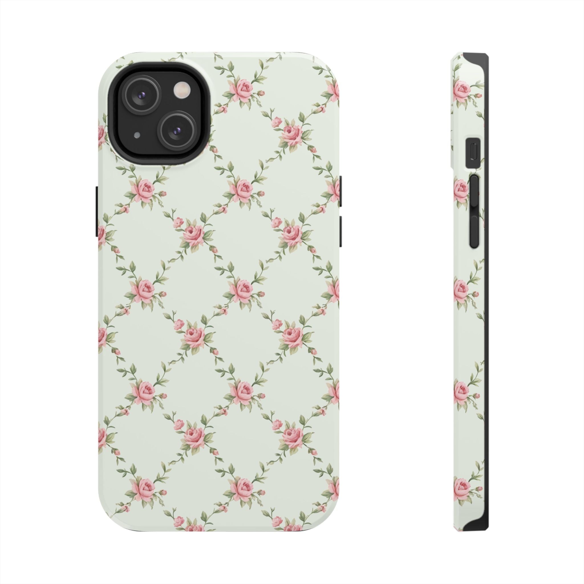 Rose Lattice Coquette iPhone Case