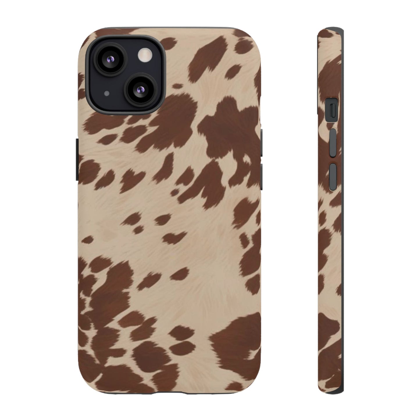 Rodeo Girl | Brown Cow Print Case