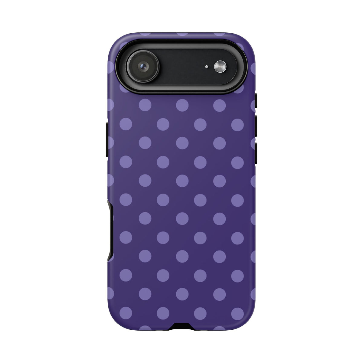Plum Pop | Polka Dot iPhone Case