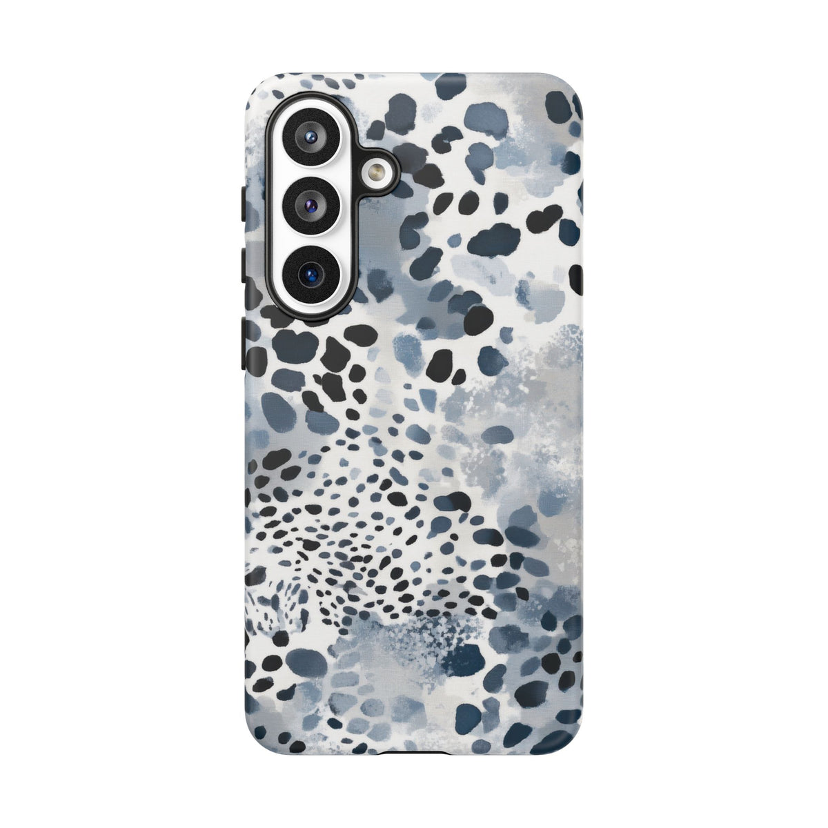 Spotted in Blue | Abstract Animal Print Galaxy Case