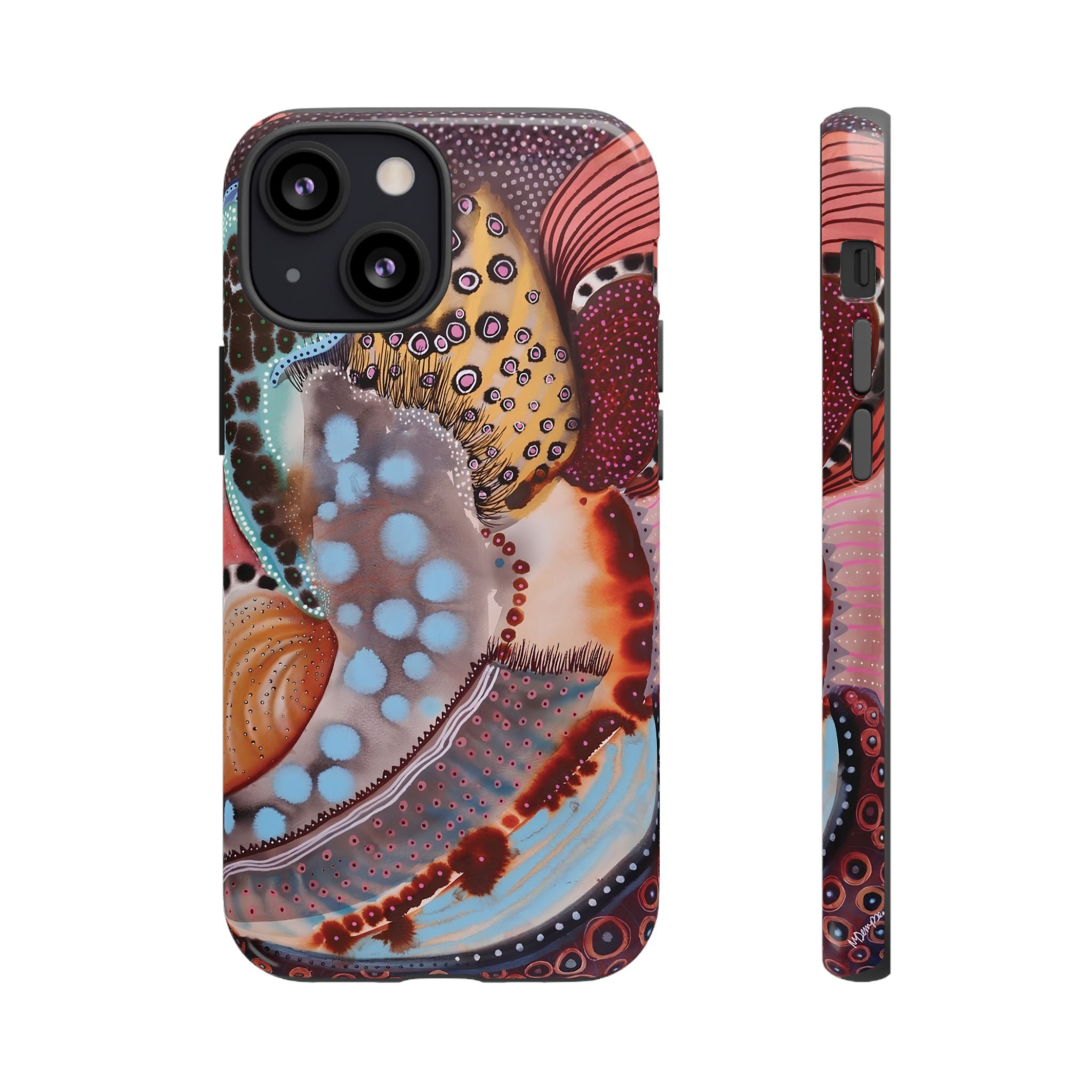 Ocean Echo | Abstract Sea Life iPhone Case