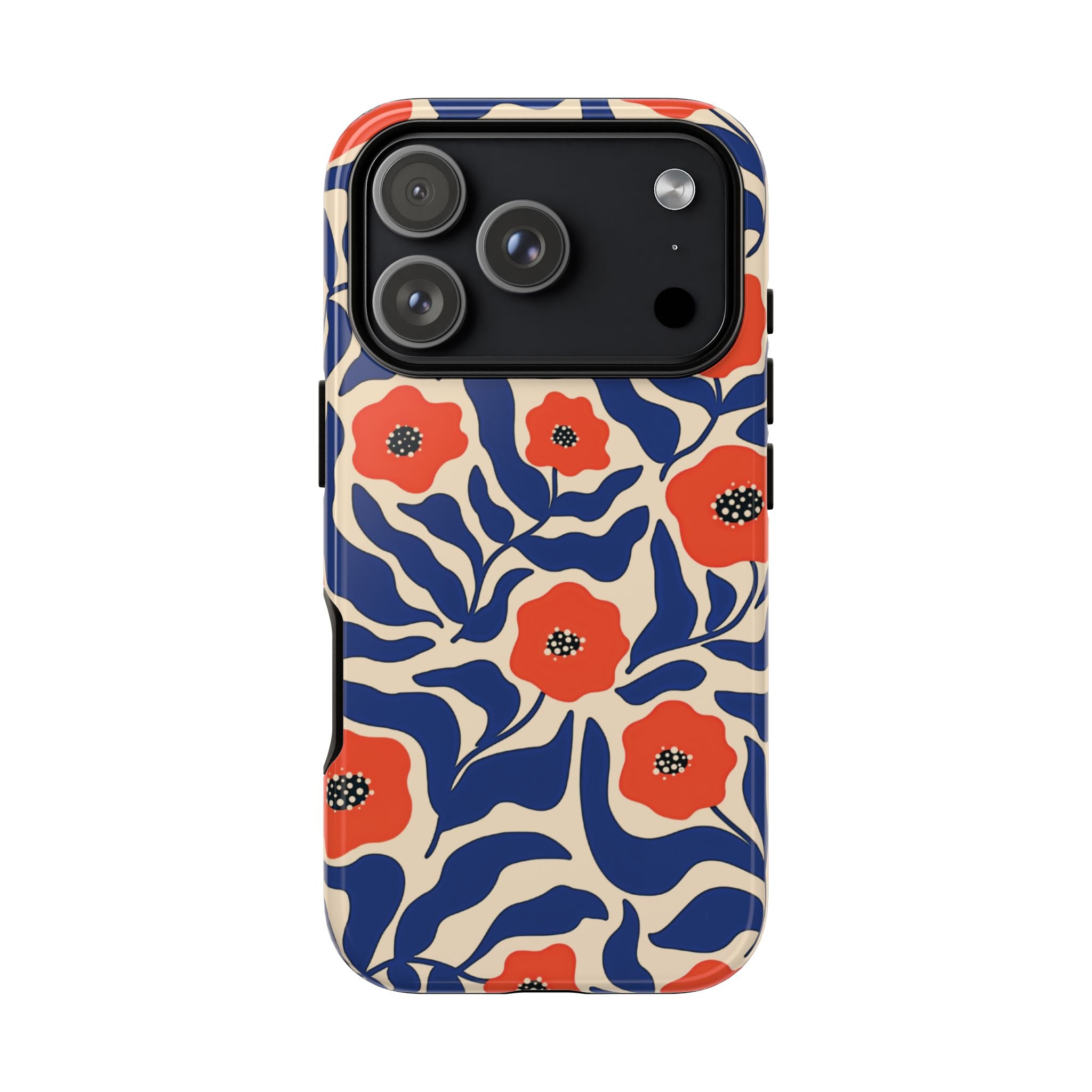 Indigo Poppy Phone Case