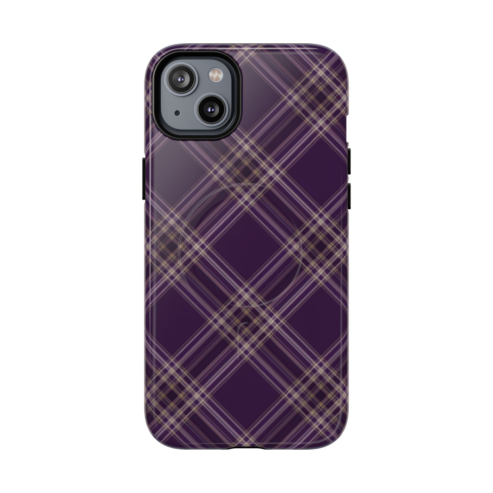 Plum Plaid MagSafe Case