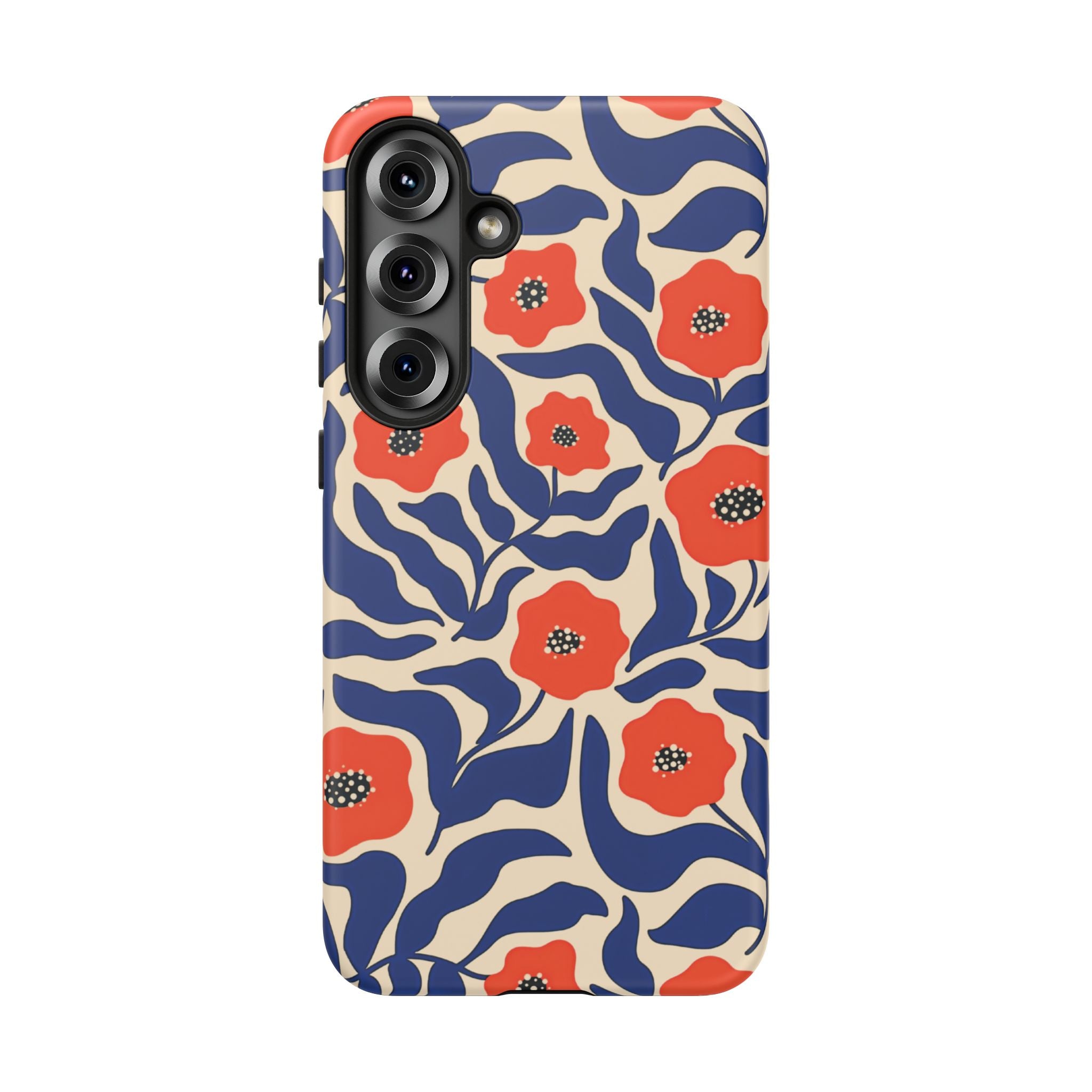 Indigo Poppy Phone Case