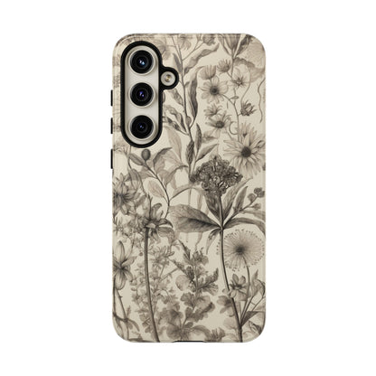 Vintage Wildflowers | Neutral Floral Case