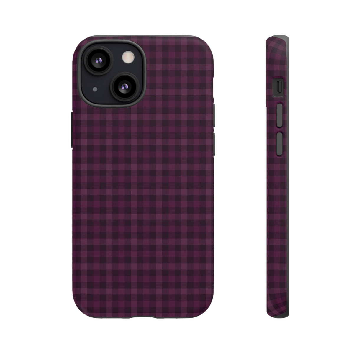 Plum Crush | Purple Plaid iPhone Case