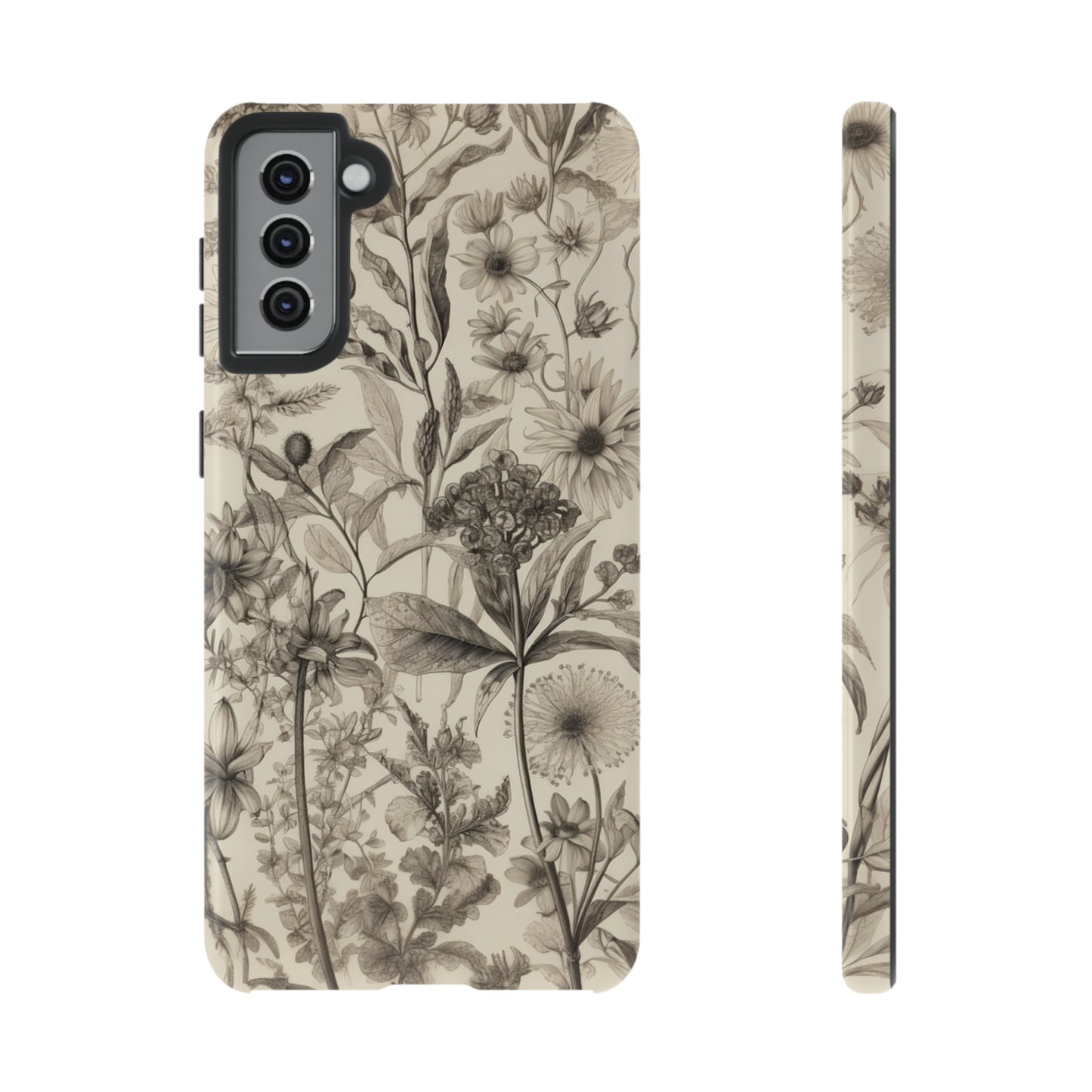 Vintage Wildflowers | Neutral Floral Case