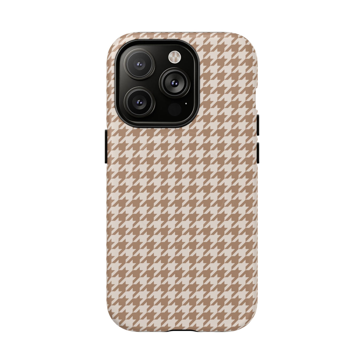 Chic Happens | Camel Houndstooth MagSafe Case