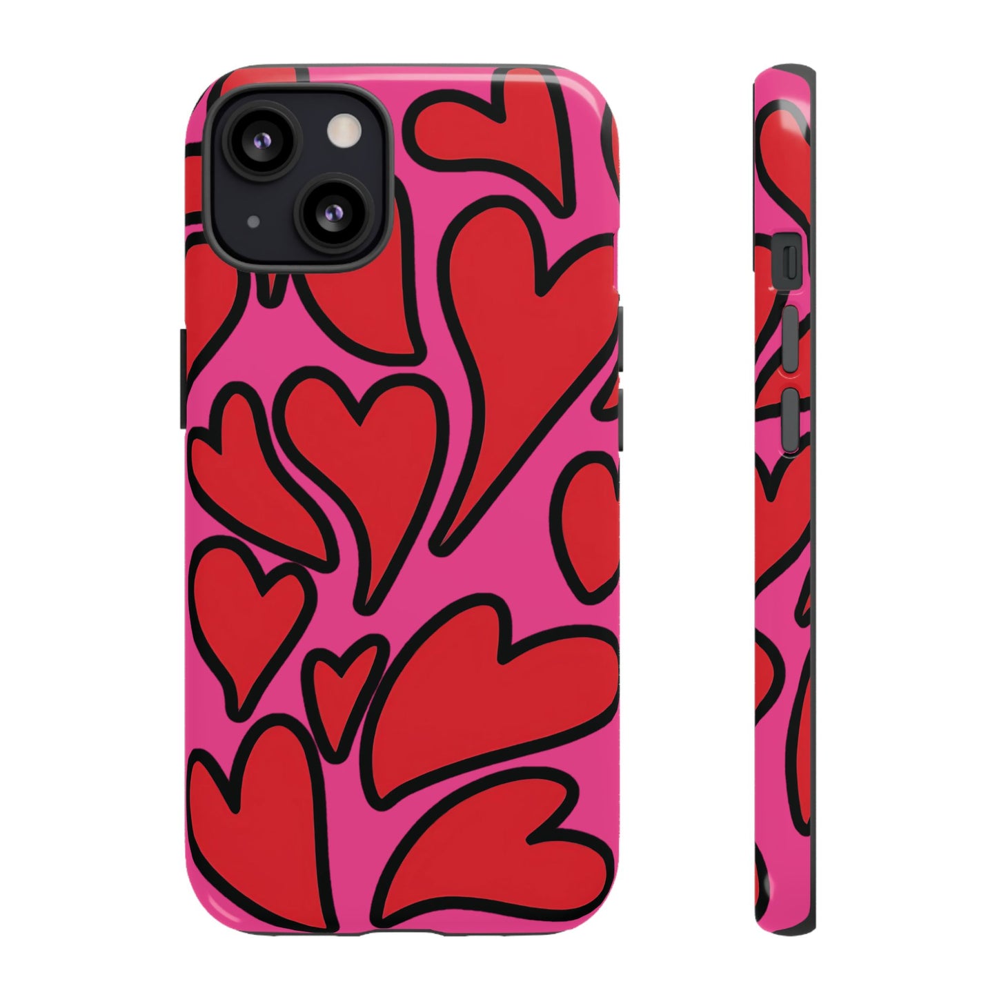 Summer Love | Retro Hearts iPhone Case