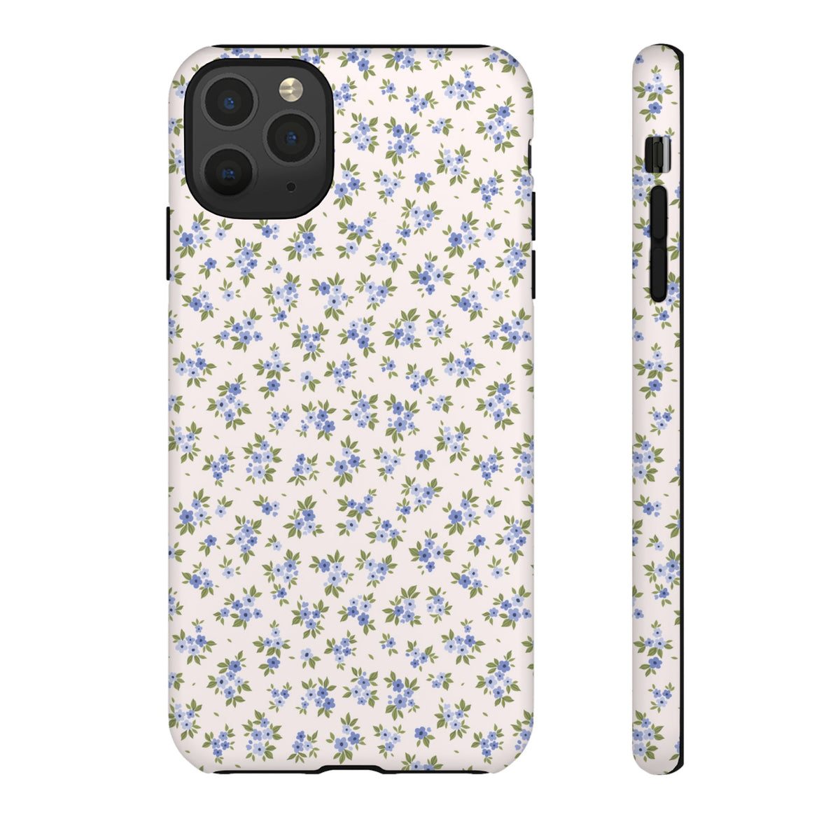 Love Notes | Blue Ditsy Floral iPhone Case