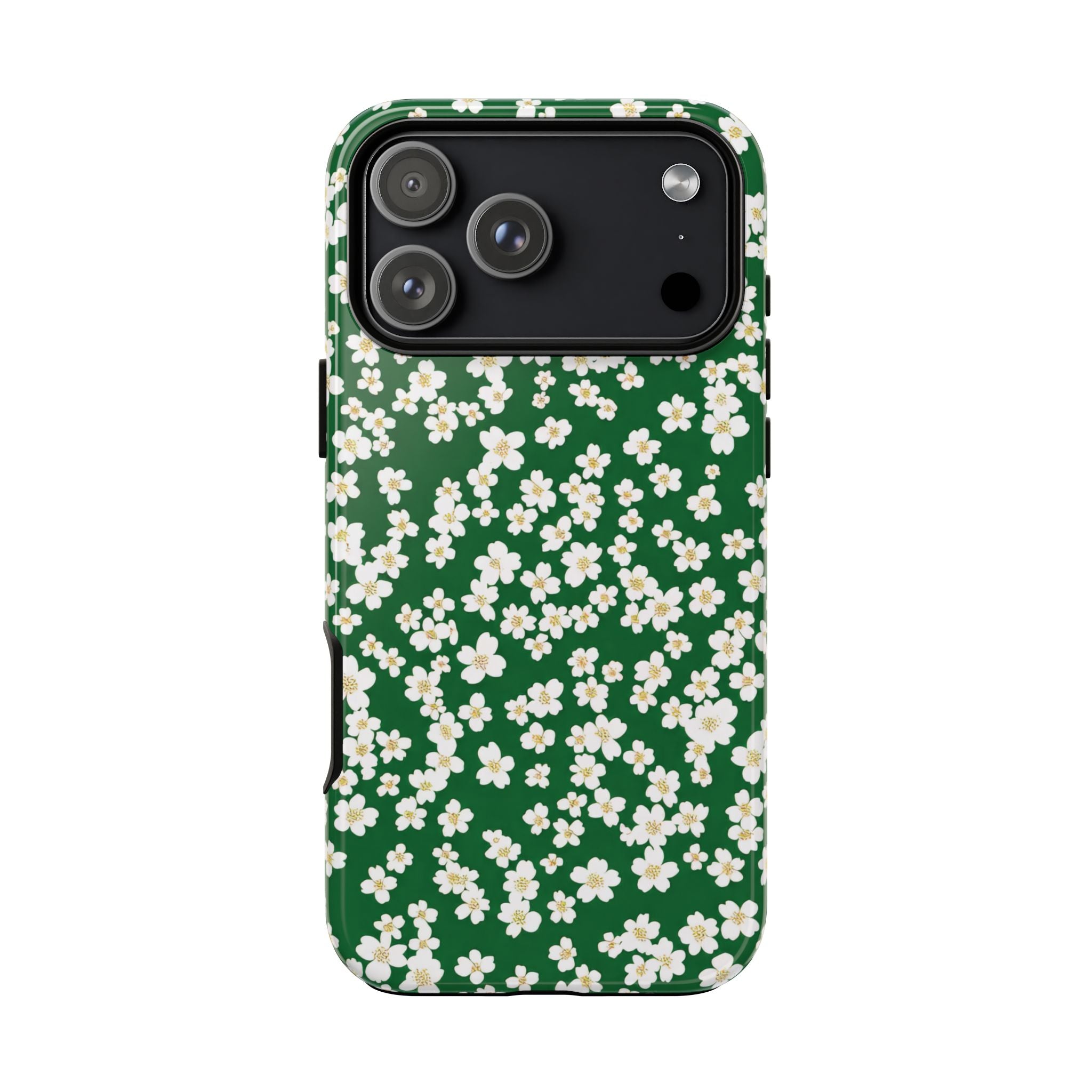 Emerald Bloom iPhone Case