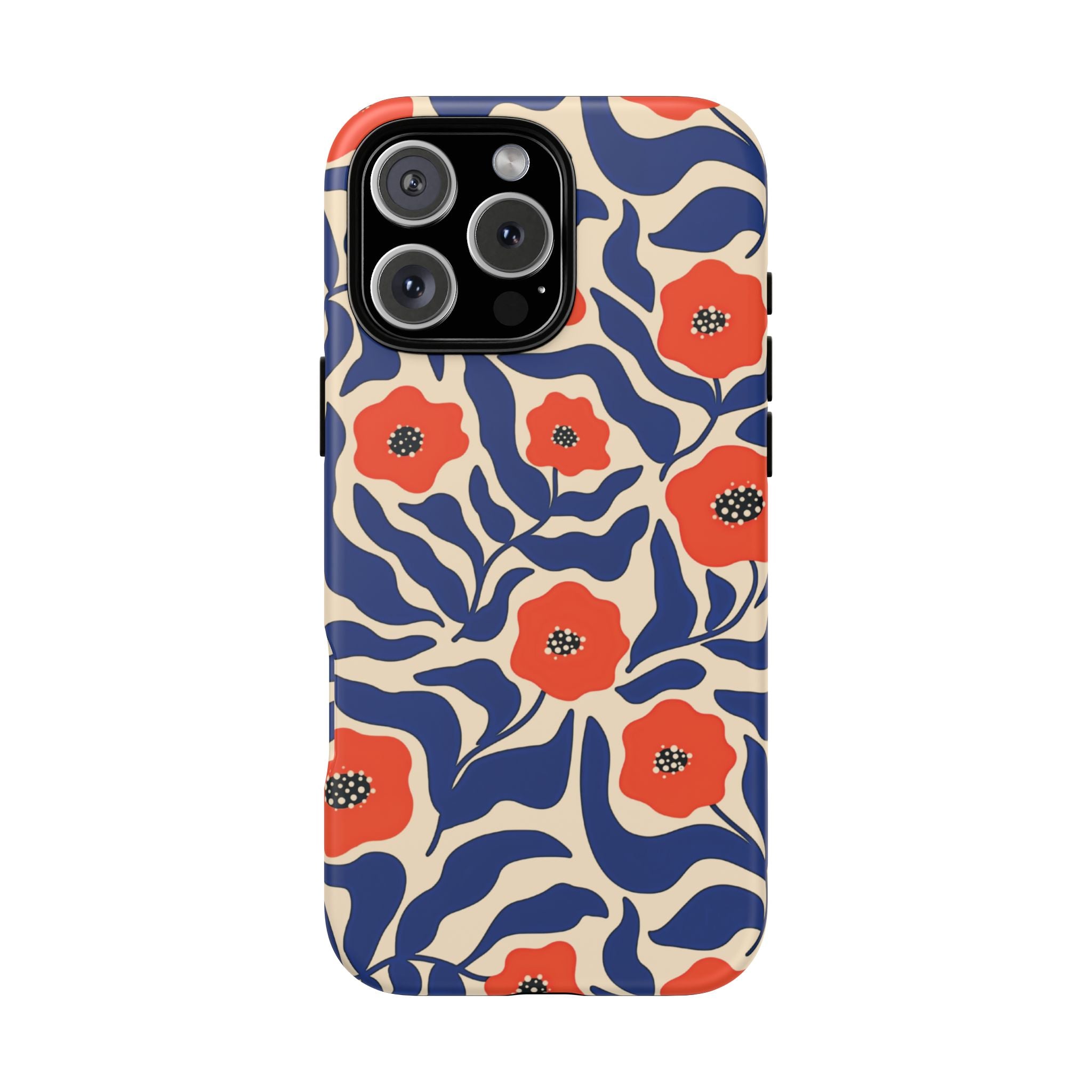 Indigo Poppy Phone Case