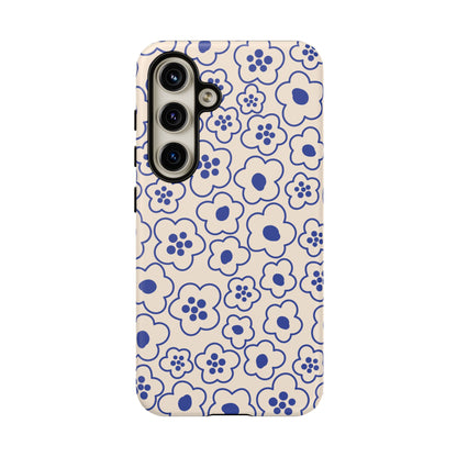 Blossom | Blue Retro Flower Case