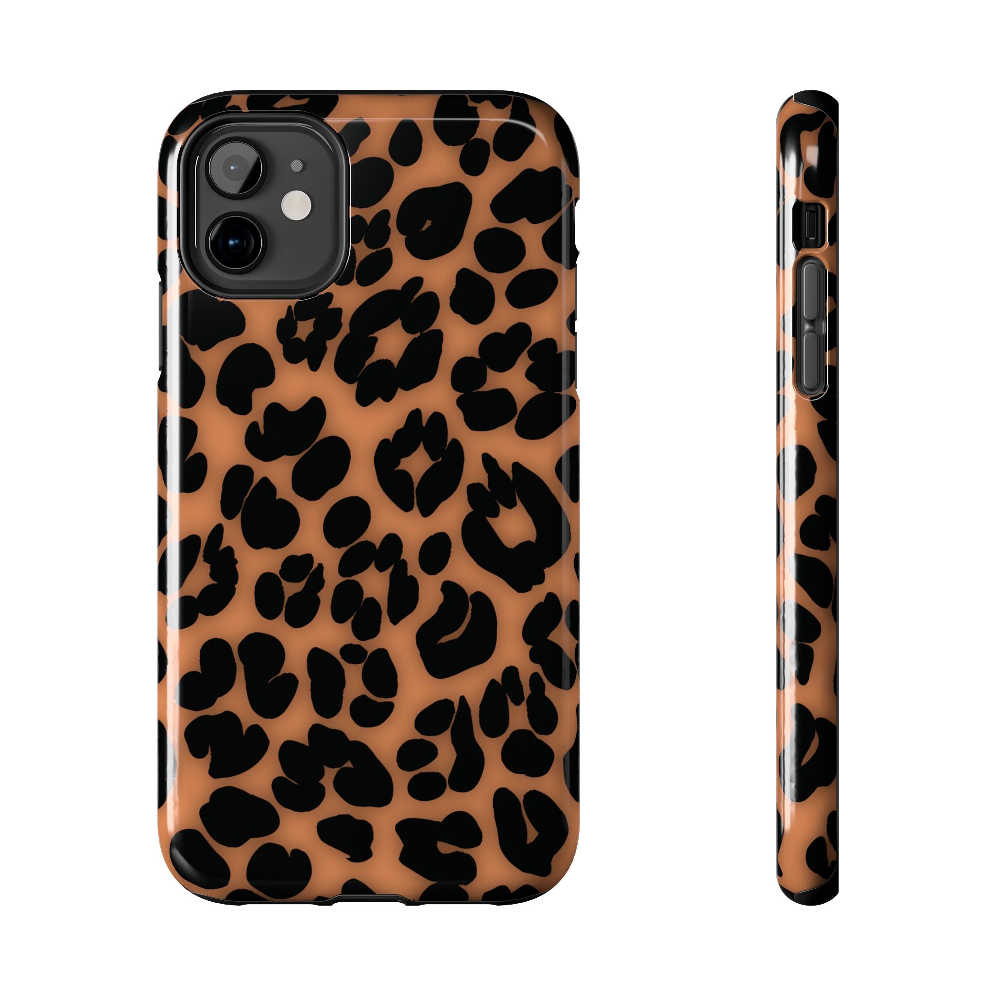 Amber Leopard Animal Print iPhone Case