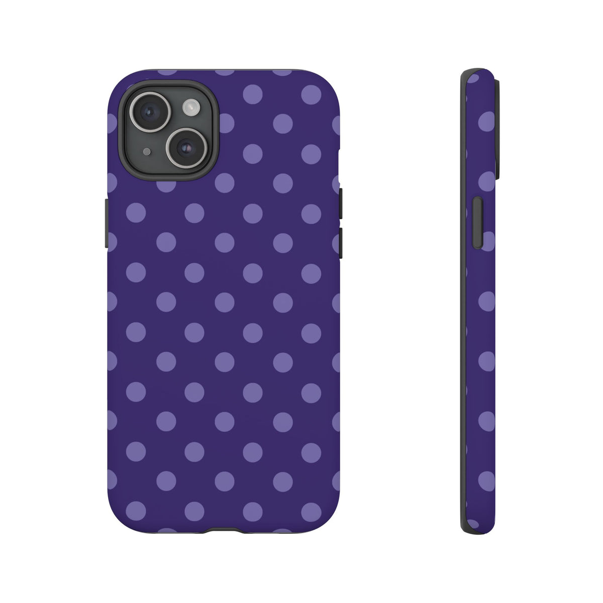Plum Pop | Polka Dot iPhone Case
