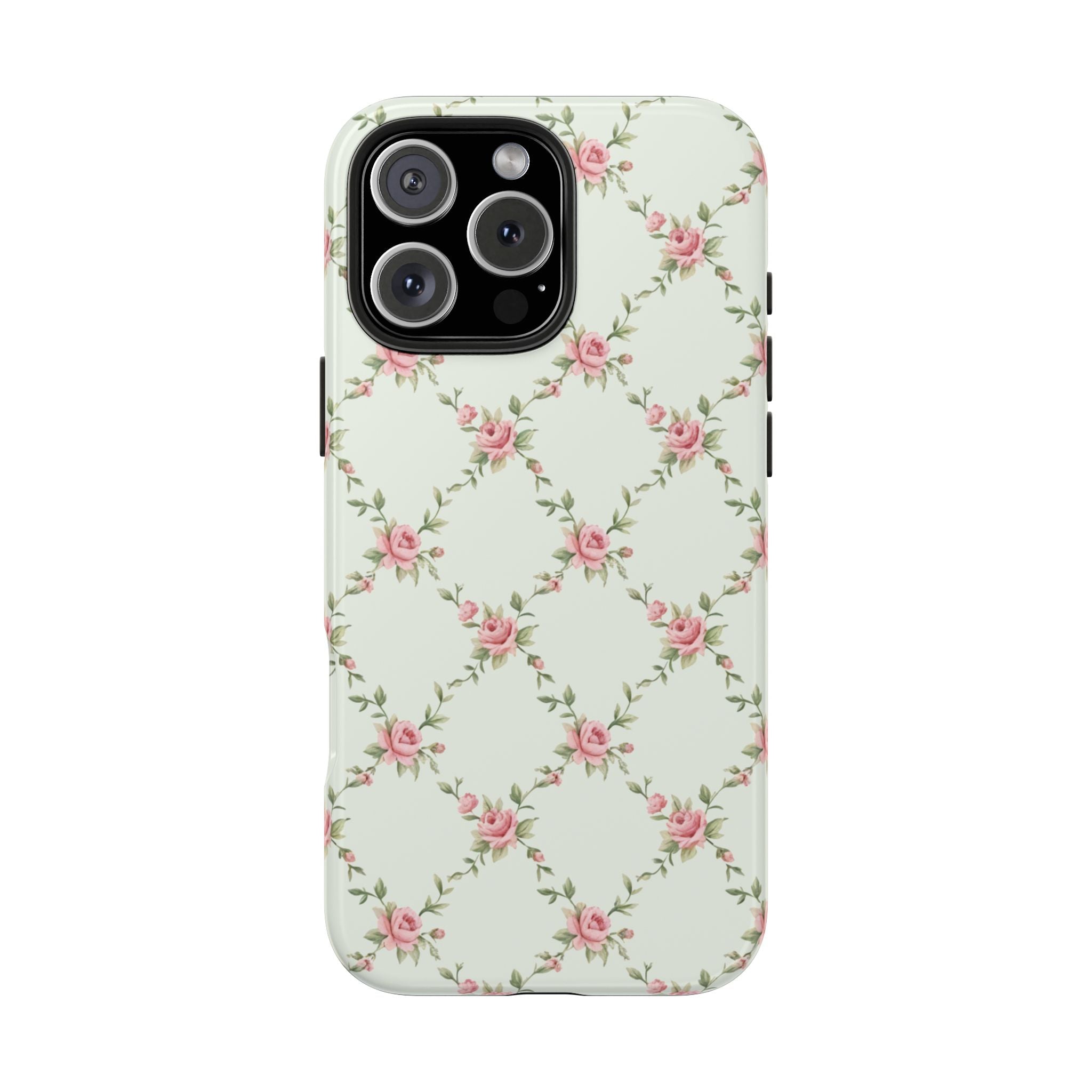 Rose Lattice Coquette iPhone Case