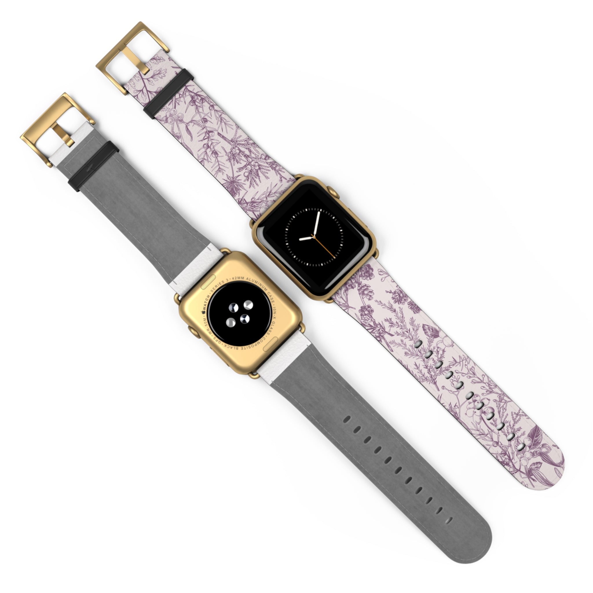 Plum Botanical Apple Watch Band