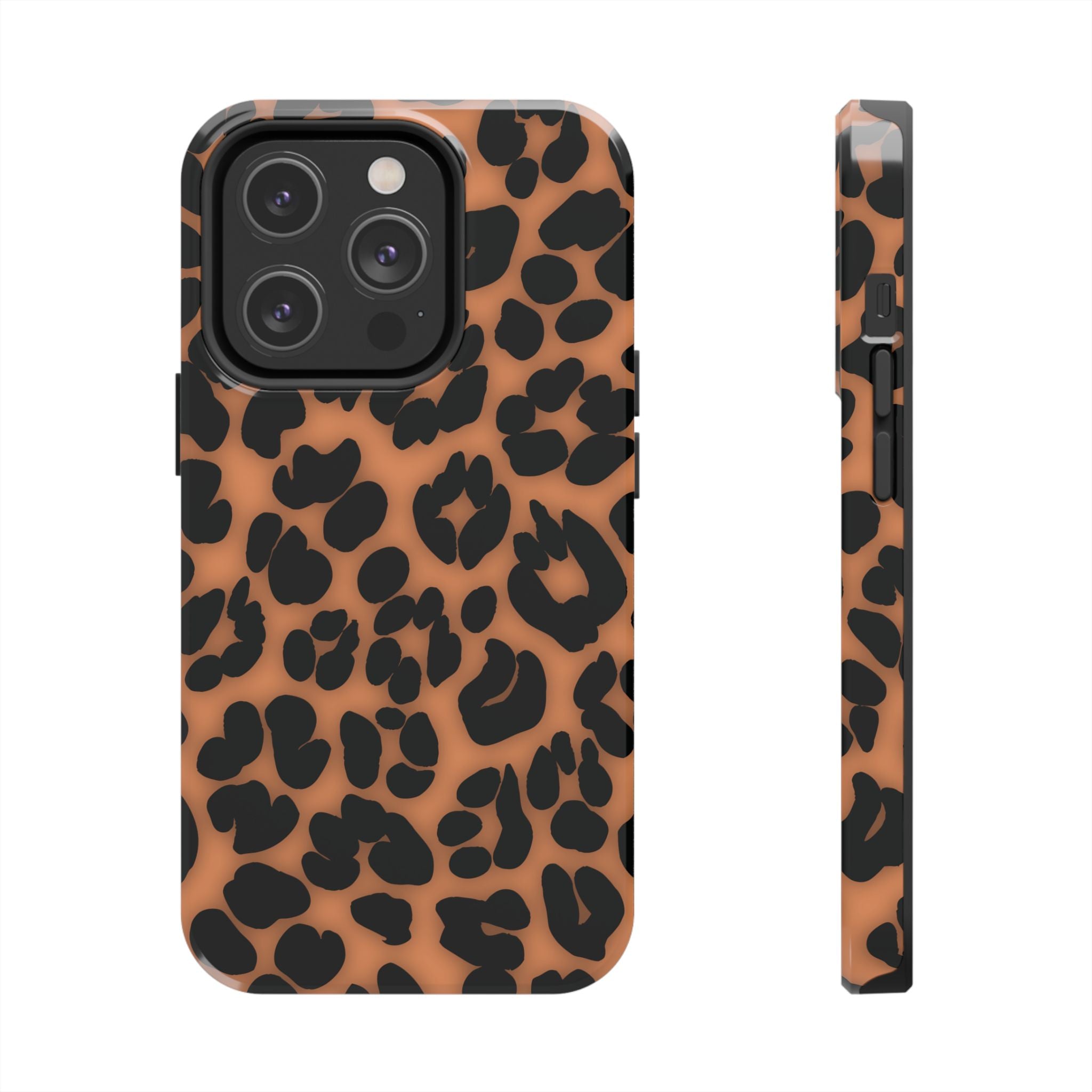 Amber Leopard Animal Print iPhone Case