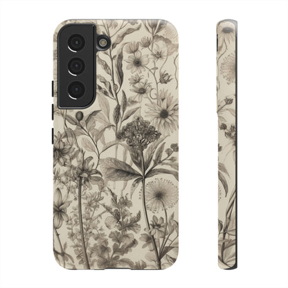 Vintage Wildflowers | Neutral Floral Case