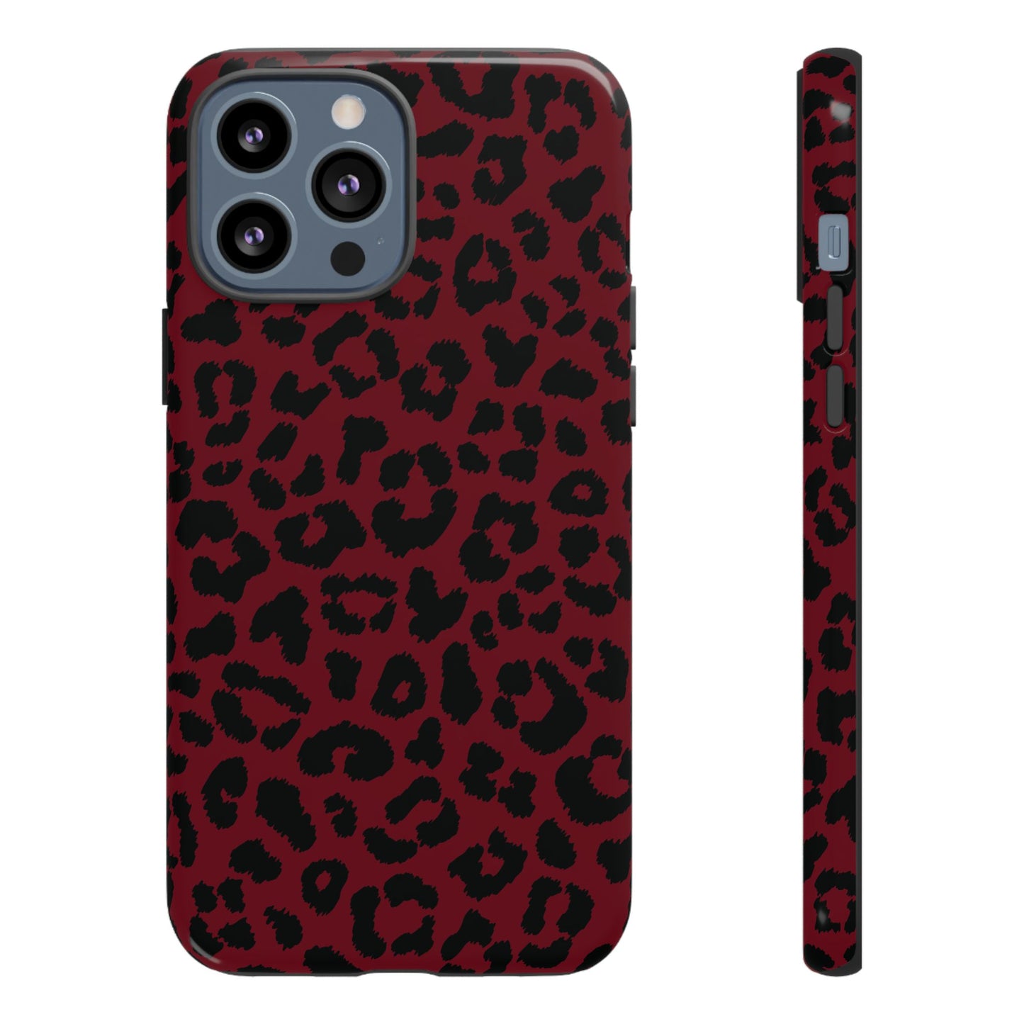 Gone Wild  | Red Leopard Print iPhone Case