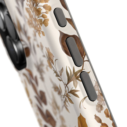 Autumn Botanical | Brown Floral MagSafe Case