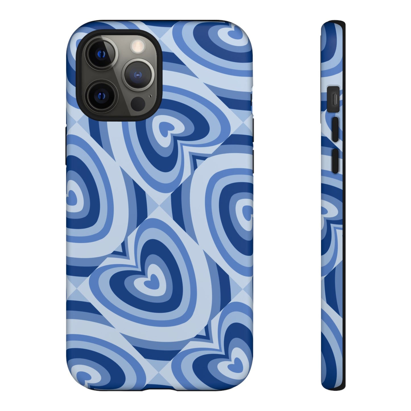 Hearts Squared | Blue Heart Pattern Case