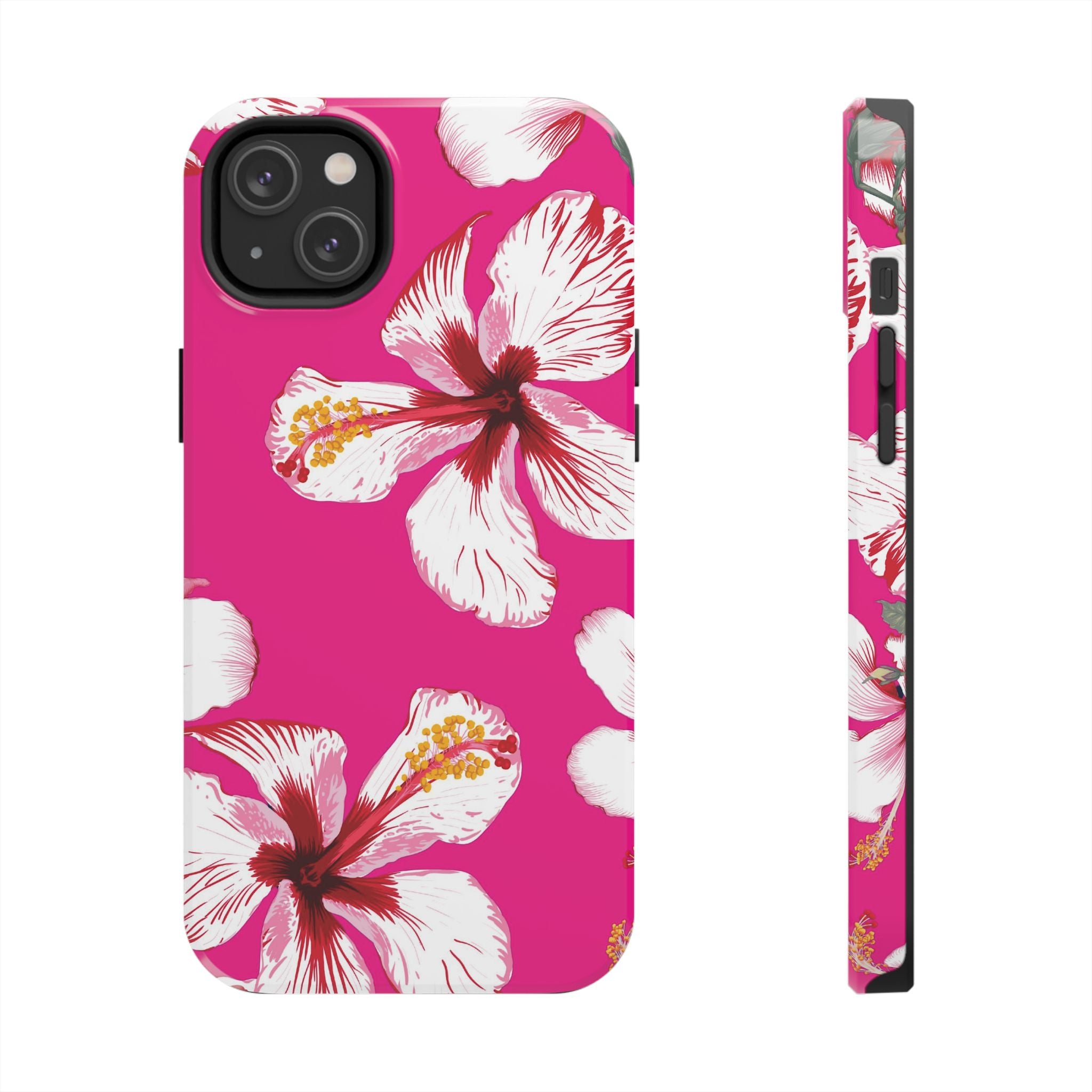 Pink Hibiscus iPhone Case
