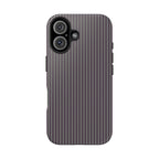 Trendsetter Gray Pinstripe iPhone Case