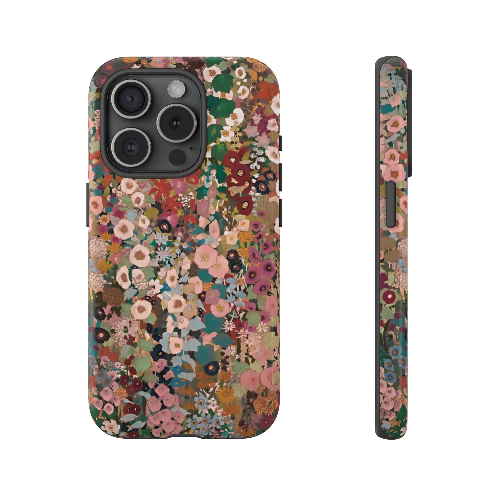 Funda para iPhone con diseño de flores de alhelí
